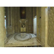 Превосходный светлый пол по технологии WaterJet